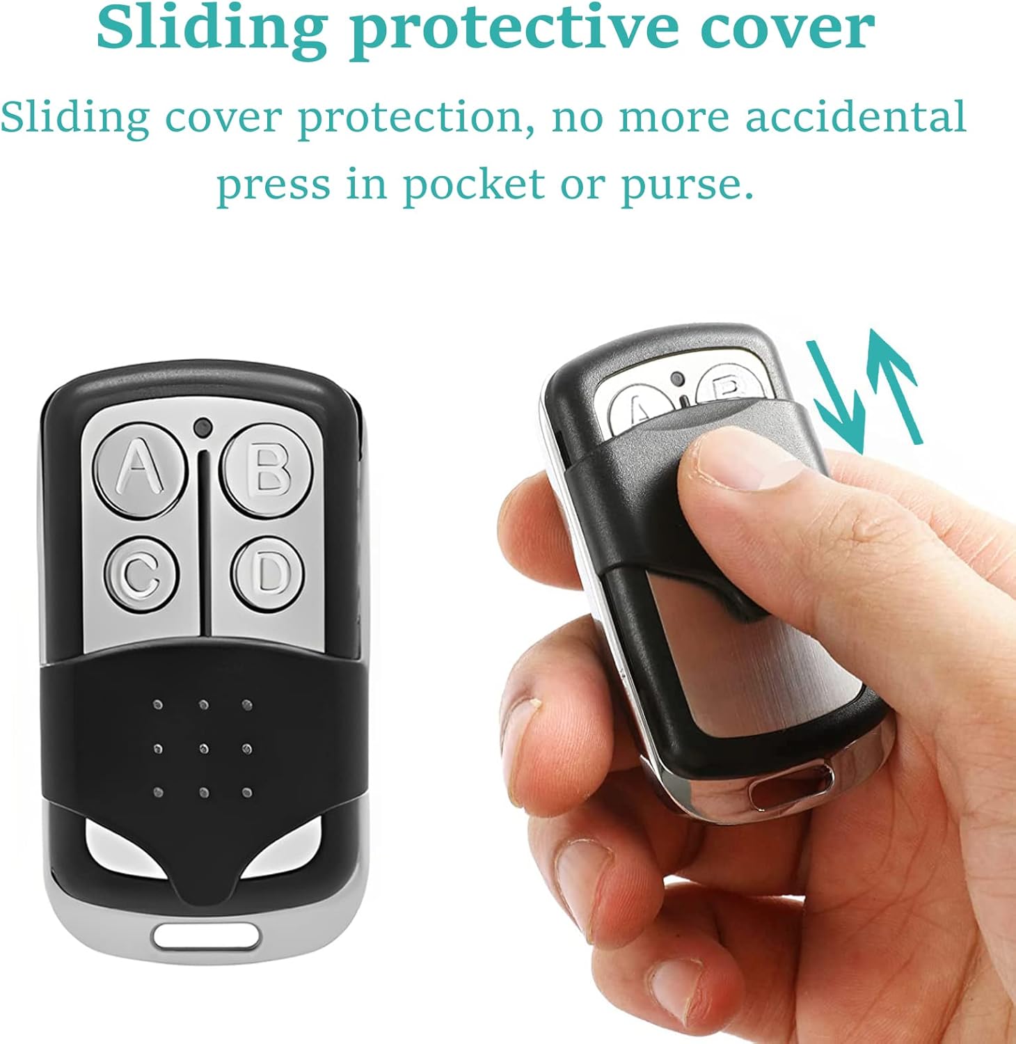 Universal Garage Door Opener Remote Keychain for Chamberlain LiftMaster Craftsman Models 371LM 373LM 971LM 973LM