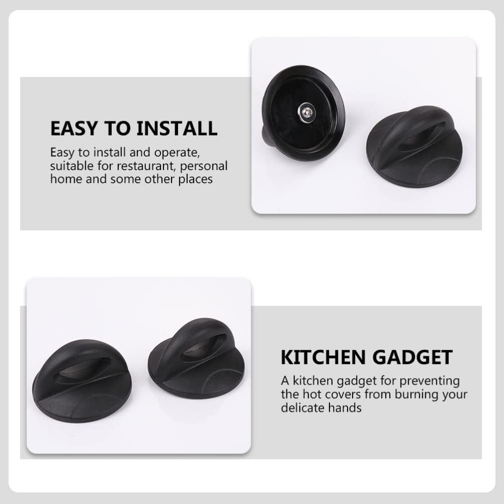 Universal Pot Lid Handle Grip - 5pcs Set, Anti-Scald Cookware Knob, Steamer Holding Replacement for Kitchen Utensils