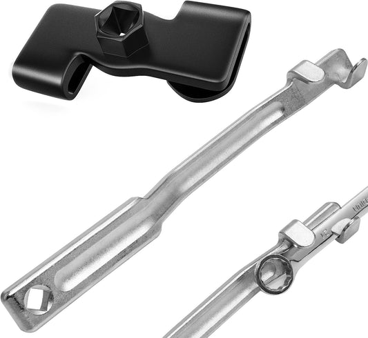 Universal Quickwolf Wrench Extender Tool Bar for Mechanics and Automotive Repairs with 1/2 Inch Hole