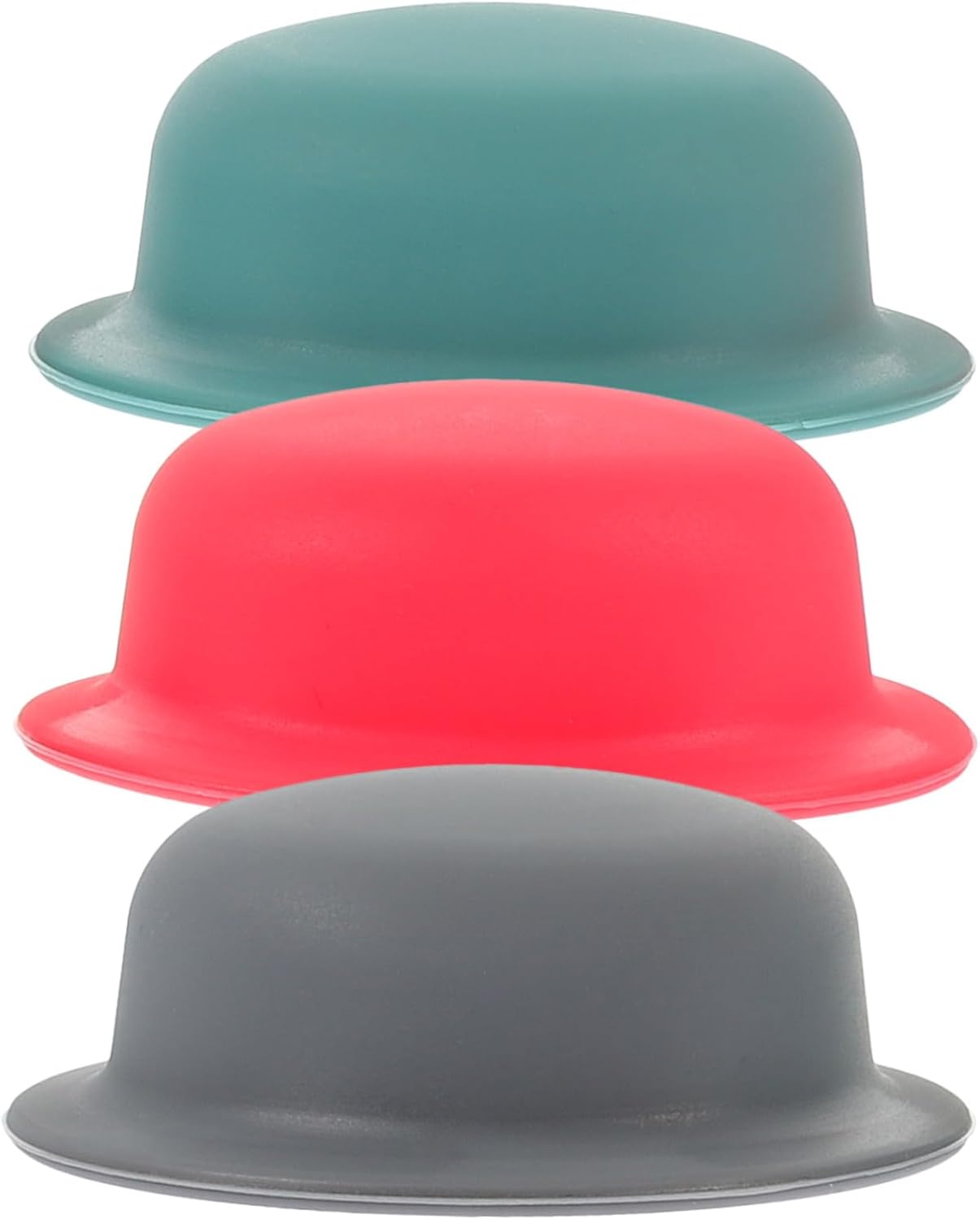 Universal Silicone Pot Lid Cover Set with Handles for Pans and Saucepans - 3 Pieces, 7.00X7.00X3.00CM