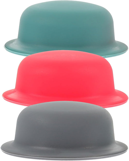 Universal Silicone Pot Lid Cover Set with Handles for Pans and Saucepans - 3 Pieces, 7.00X7.00X3.00CM