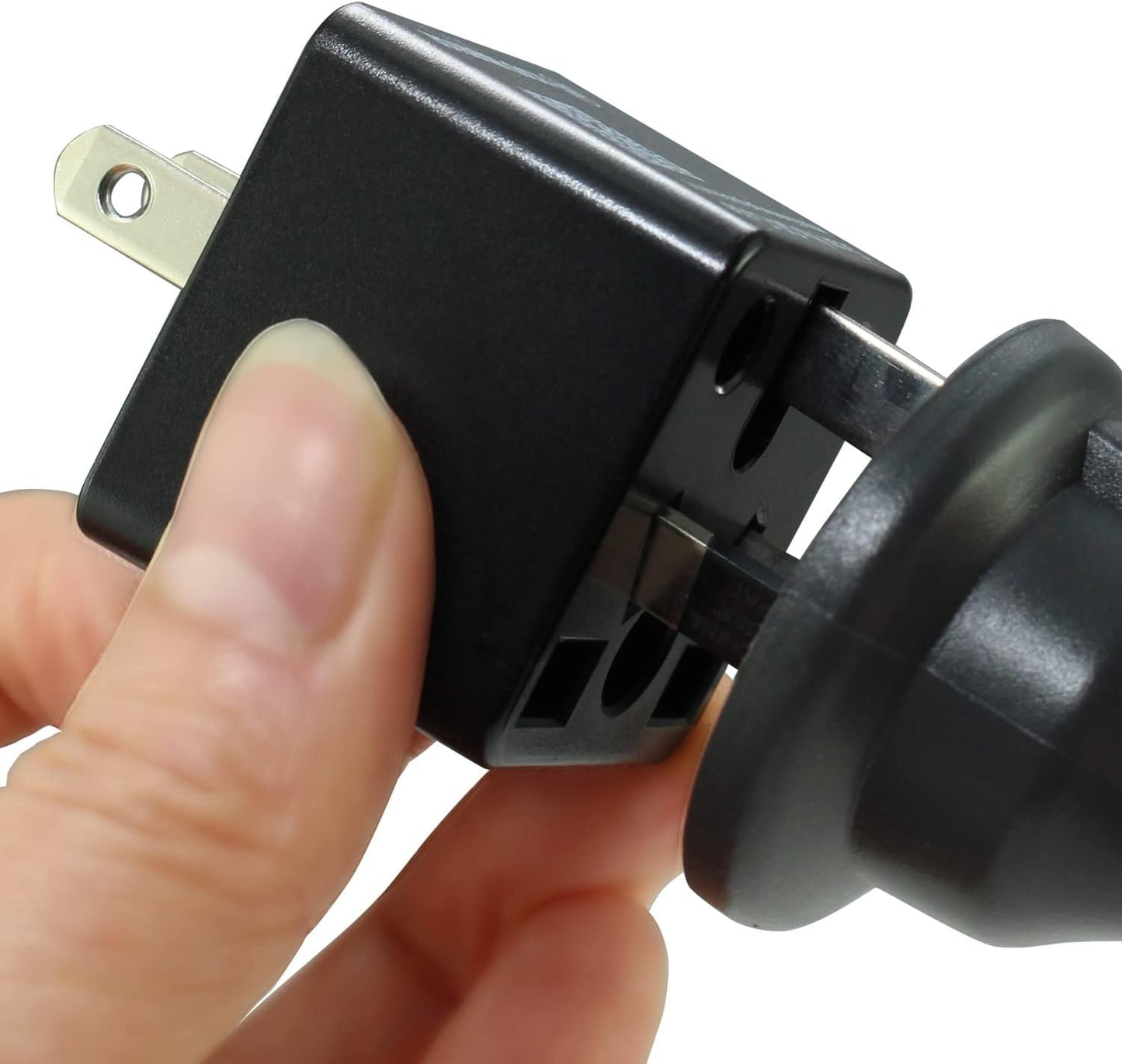 Universal US Plug Adapter for International Travel - Works in Europe, UK, China, Australia, India, Brazil - ROAD WARRIOR RW111BK