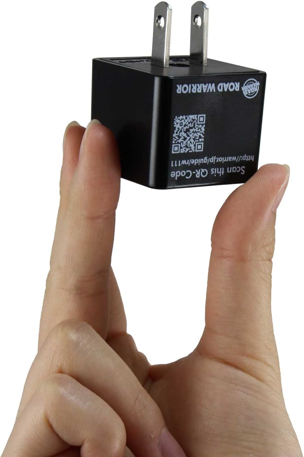 Universal US Plug Adapter for International Travel - Works in Europe, UK, China, Australia, India, Brazil - ROAD WARRIOR RW111BK