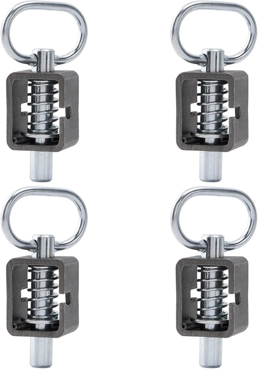 Universal Weld-On Spring Latch Lock for Trailer Gates - Pack of 4 by SPARKWHIZ