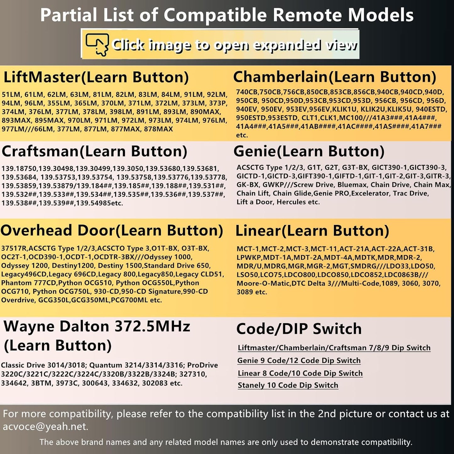 Universal Wireless Keypad for Garage Door Opener - Compatible with Liftmaster, Chamberlain, Craftsman, Genie, and More - Keyless Entry Remote for Outside Access