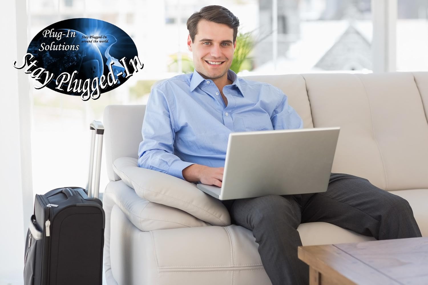 US to UK Travel Adapter Plug for USA to Europe Type G Power Plugs - 1 Pack