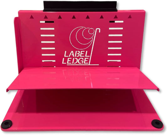 USA-Made Label Ledge: Precision Bottle & Jar Label Applicator - Essential Manual Machine for Wine/Beer, Beauty Products - by Label Makers