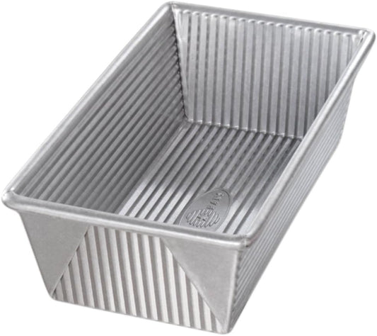 USA Pan Aluminized Steel Loaf Pan - 5x10x3 Inches, 1.5 lb Capacity