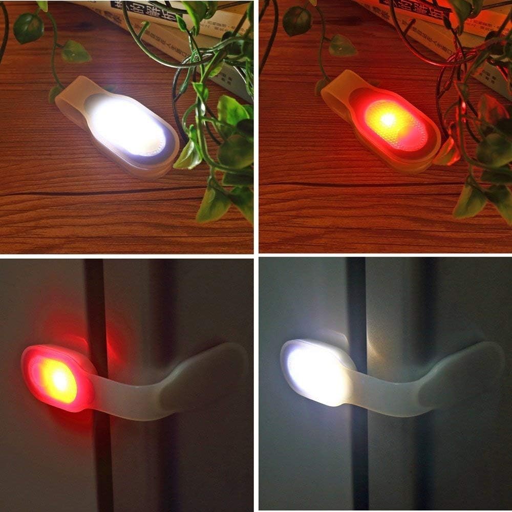 USB Rechargeable Magnetic Nursing Night Light Clip with 3 Modes - Red Color Night Shift Nurse Essentials