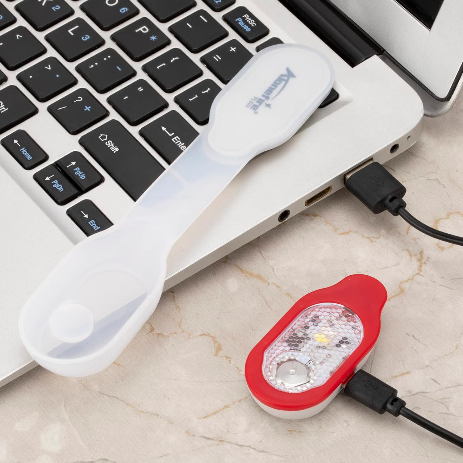 USB Rechargeable Magnetic Nursing Night Light Clip with 3 Modes - Red Color Night Shift Nurse Essentials
