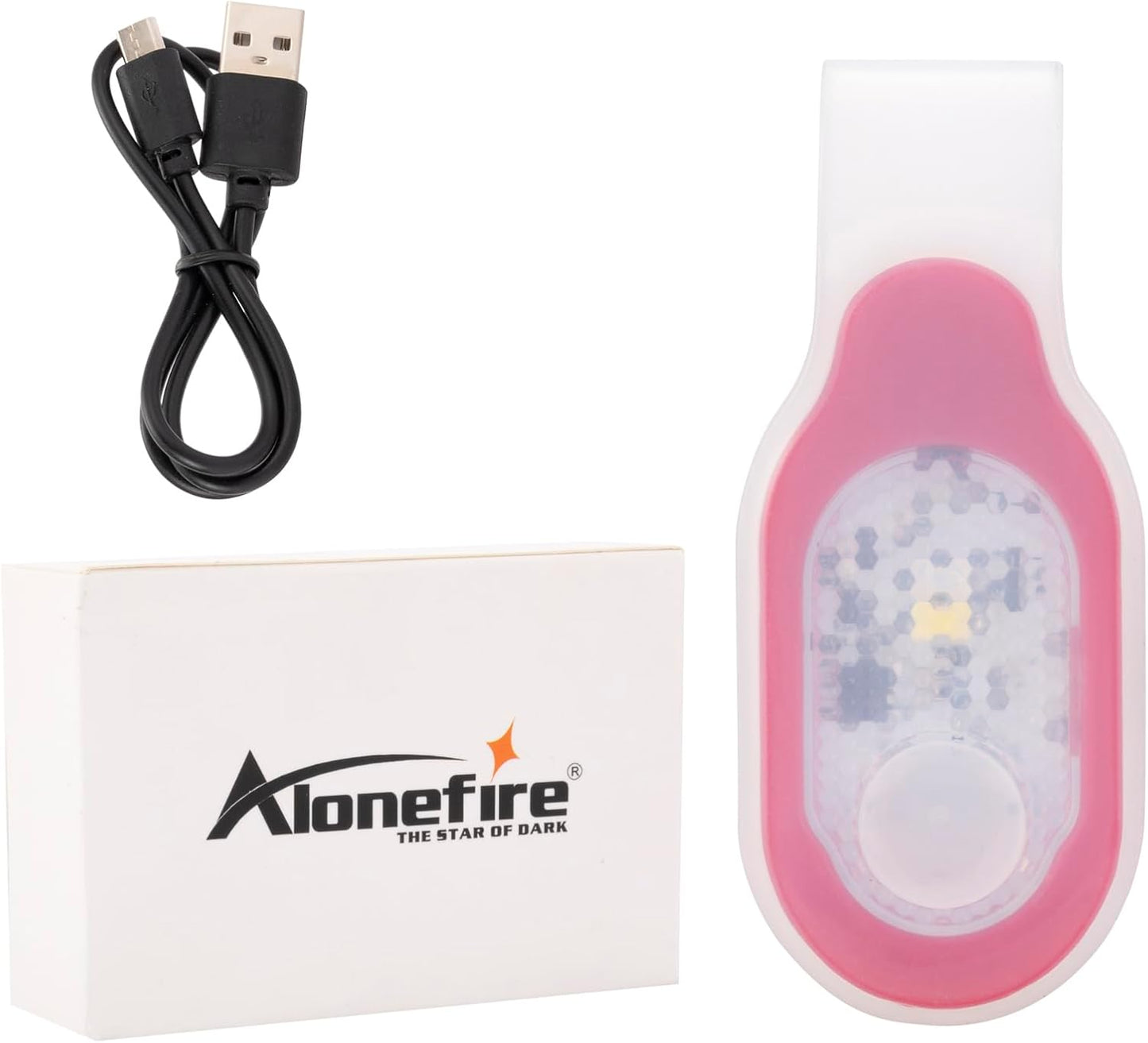USB Rechargeable Magnetic Nursing Night Light Clip with 3 Modes - Red Color Night Shift Nurse Essentials