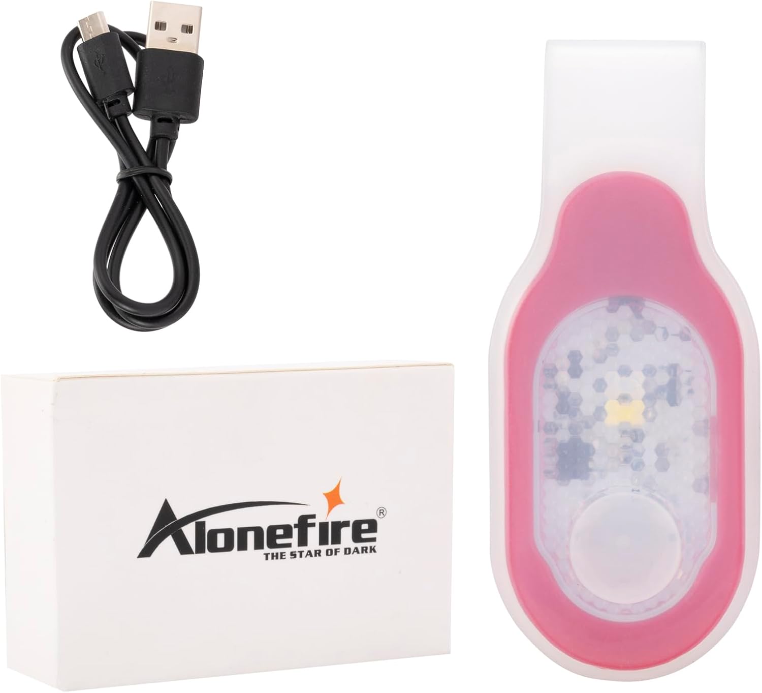 USB Rechargeable Magnetic Nursing Night Light Clip with 3 Modes - Red Color Night Shift Nurse Essentials