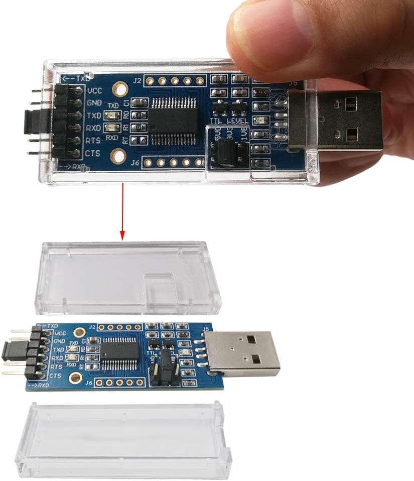 USB to TTL Adapter with FTDI FT232RL IC for Debugging and Programming by DSD TECH