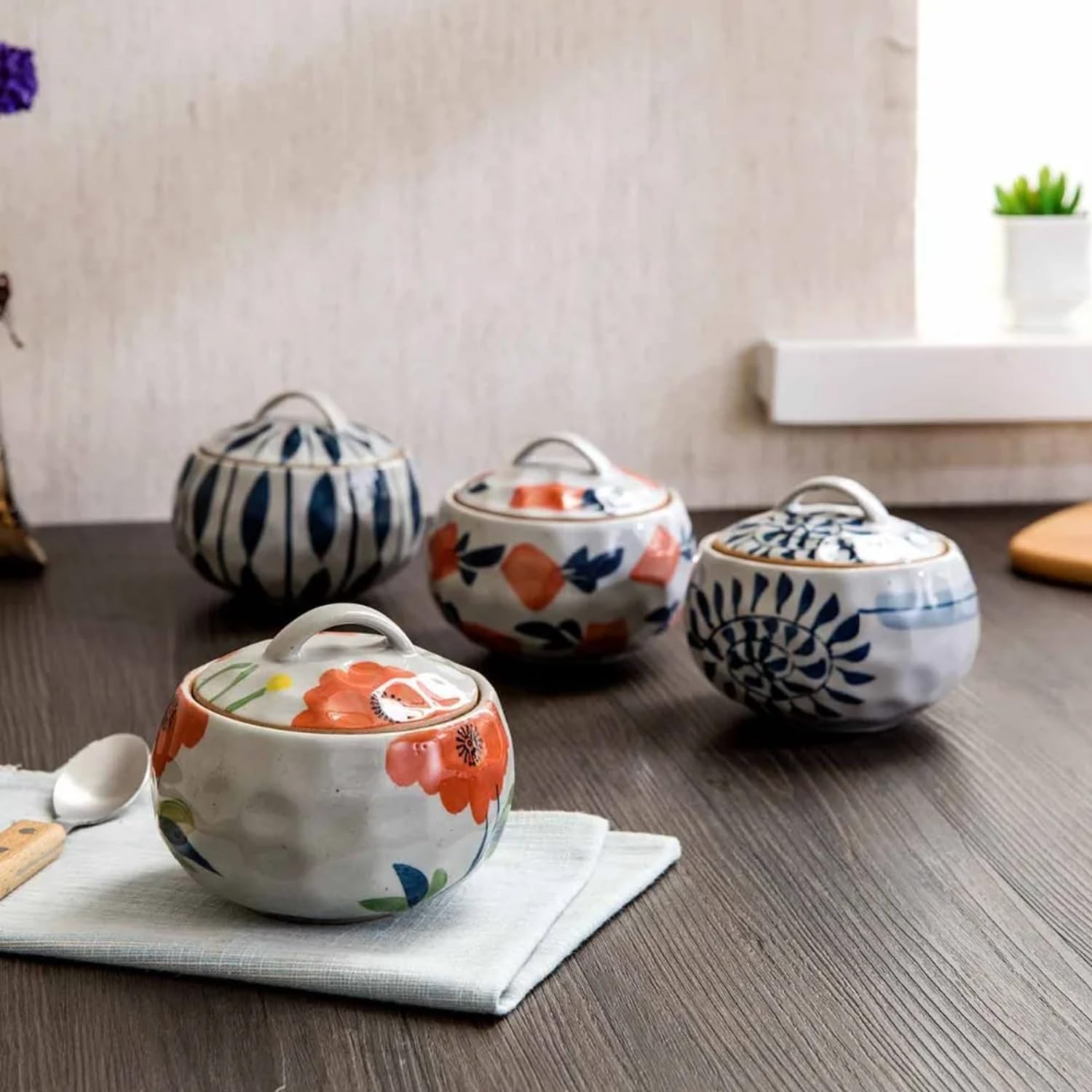 Versatile Ceramic Cookware Set for High Temperature Cooking, Stewing, Frying, and Steaming in the Kitchen
