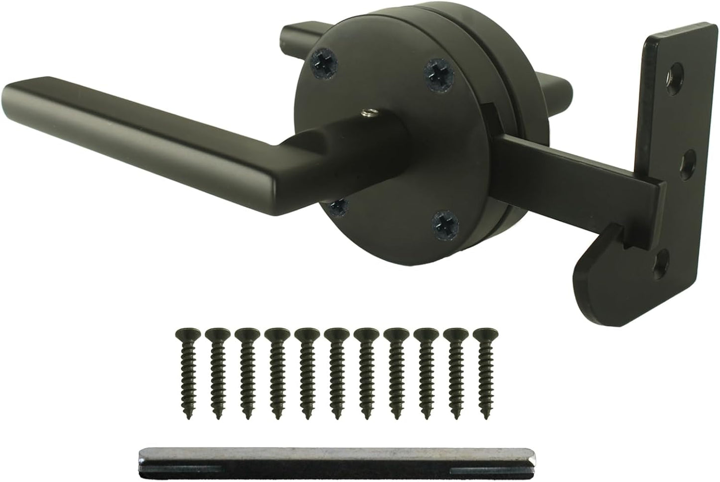 Versatile Two-Sided Gate Latch for Outdoor Fences, Wooden Gates, Pools, Backyards, and Gardens - Also Functions as Door Handles and Locks