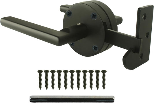 Versatile Two-Sided Gate Latch for Outdoor Fences, Wooden Gates, Pools, Backyards, and Gardens - Also Functions as Door Handles and Locks