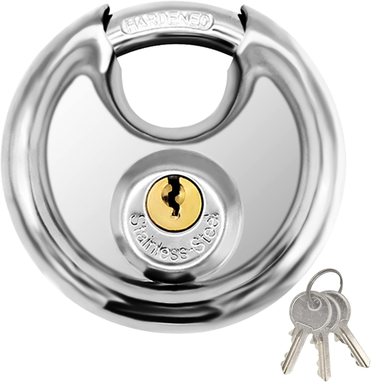 Vervida Disc Padlock with 2 Red Combination Locks for Gym and School Lockers, Gates, Fences, Storage Cases