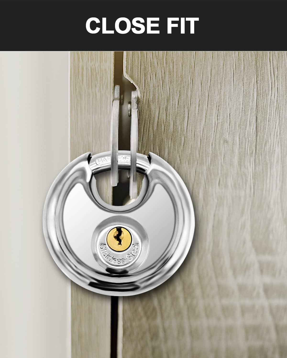 Vervida Disc Padlock with 2 Red Combination Locks for Gym and School Lockers, Gates, Fences, Storage Cases