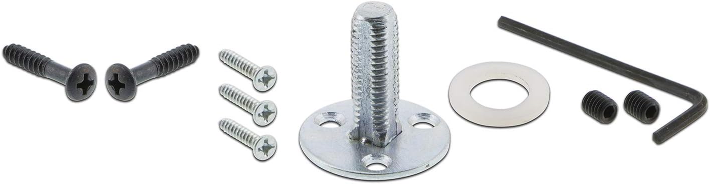 Victorian Plate Crystal Black Glass Door Knob in Oil-Rubbed Bronze Finish - Single Dummy by Nostalgic Warehouse