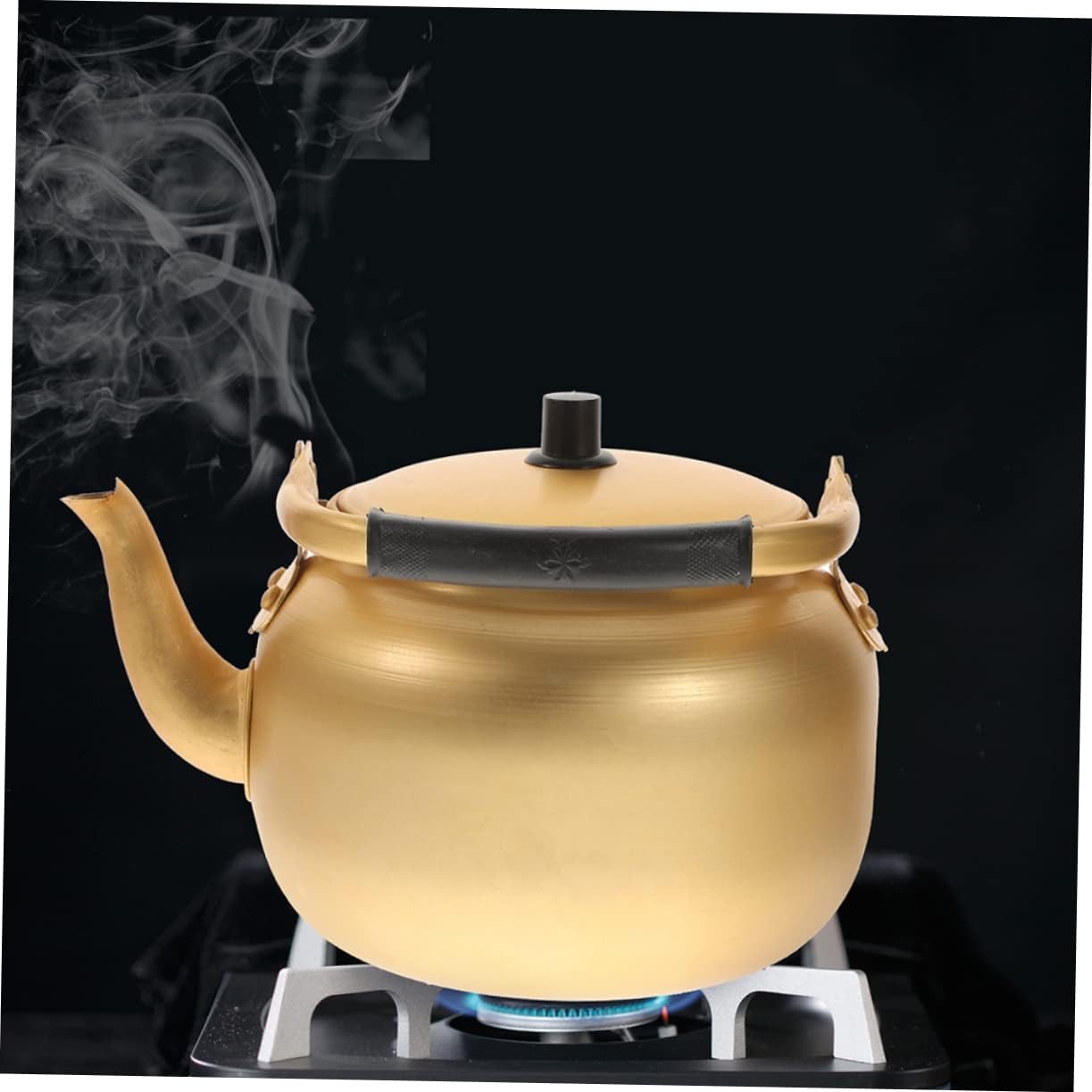 Vintage Aluminum Whistling Tea Kettle - Heat Water on Stovetop - Retro Teapot for Boiling Tea - Metal China Heating Pot