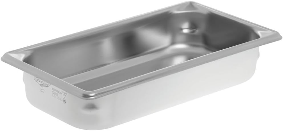 Vollrath SuperPanV Stainless Steel 1/3 Size x 2.5"D Steam Table Pan - Super Pan V