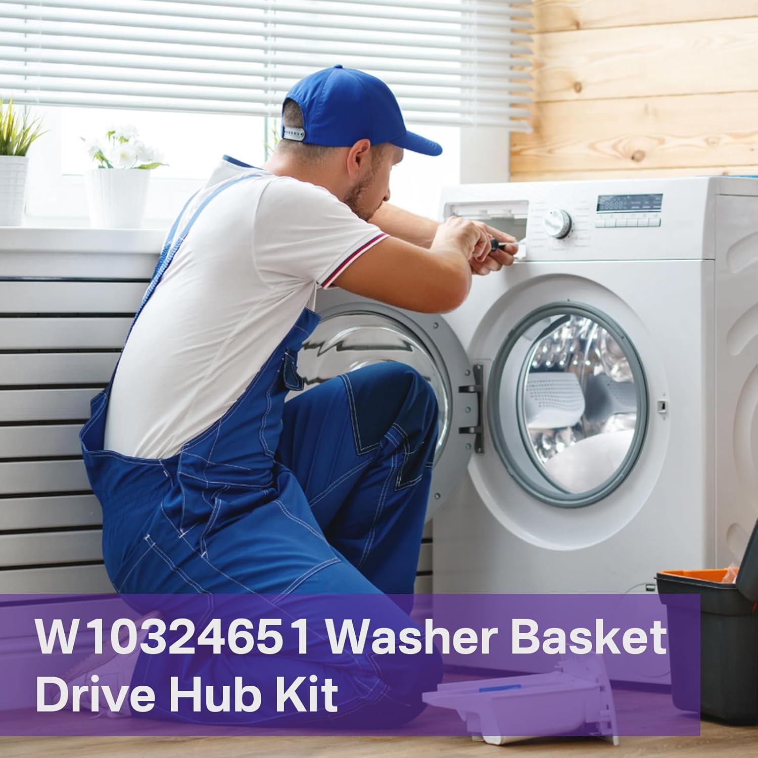 W10324651 Washer Basket Drive Hub Kit Replacement for Whirlpool Kenmore Maytag Amana Washers - Replaces W10291415 W10291416 W10291417