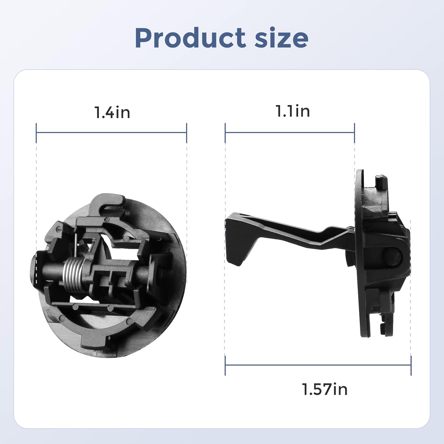 W11457841 Washer Lid Strike for Whirlpool Maytag, Replaces W11091027 4959179 AP6987306