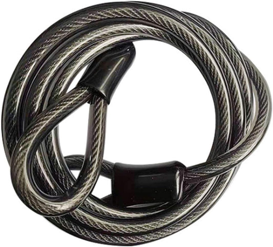 WANLIAN Anti-Theft Combination Lock for Bicycles, Motorcycles, Ships, Doors - Black Security Lock Kit