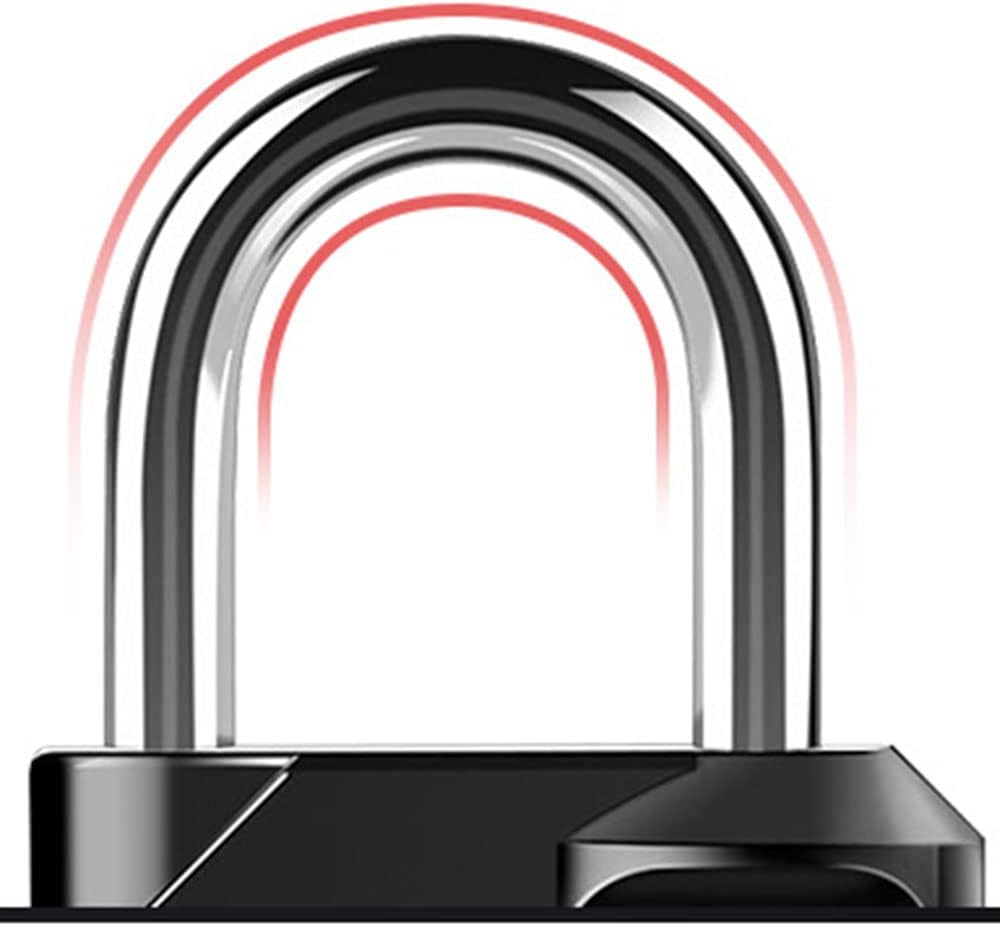 Waterproof 4 Digit Combination Padlock for Gym Locker, School Locker, Storage Locker - Resettable Code Number Lock by XUEBEI