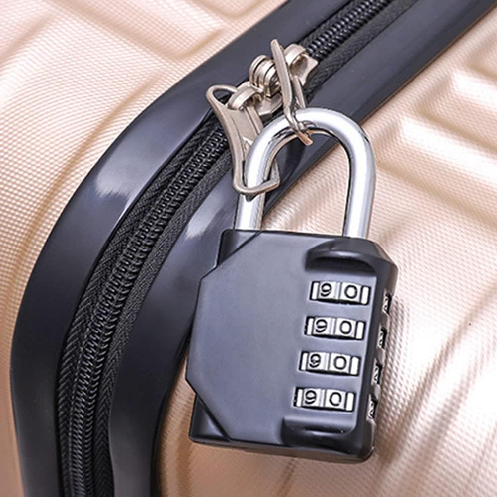 Waterproof 4 Digit Combination Padlock for Gym Locker, School Locker, Storage Locker - Resettable Code Number Lock by XUEBEI