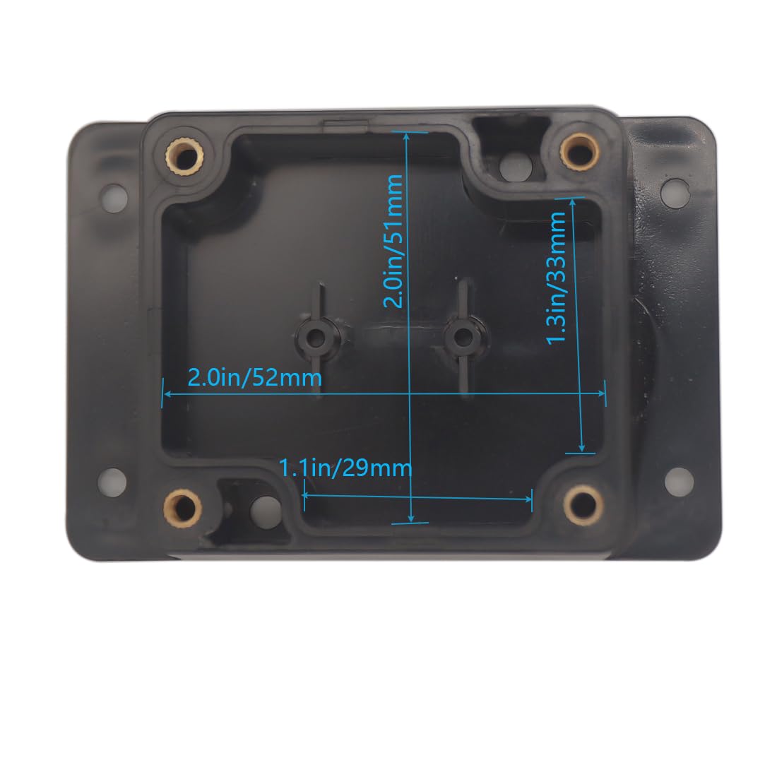 Waterproof ABS Plastic Electrical Junction Box Enclosure Set - Black and Grey (2.48 x 2.28 x 1.38 inch & 8.7 x 6.7 x 4.3)