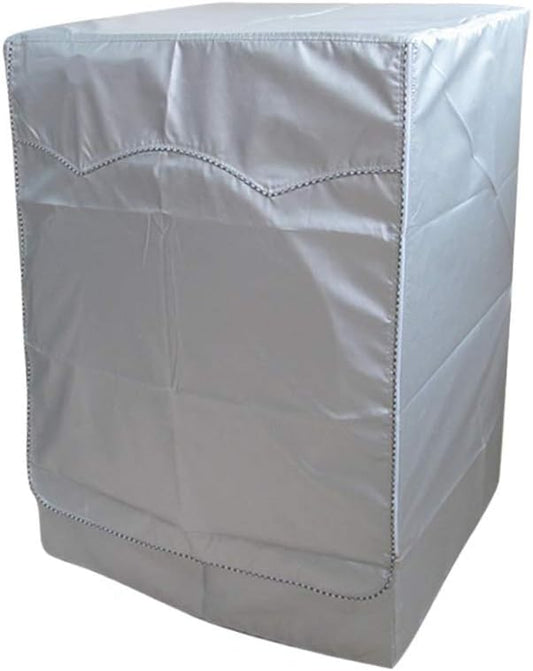 Waterproof Front-Loading Washer/Dryer Cover - Dustproof, Sun-Proof, W27"D33"H39", Fits Most US & Canadian Models (Basic Silver)