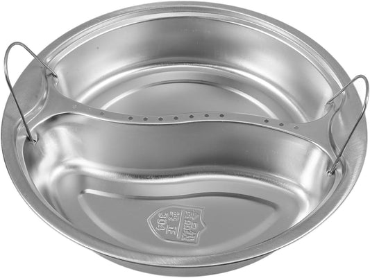 WATIIFUFU 2-Compartment Steaming Basket Insert for Rice Cooker - Handles for Eggs, Vegetables, Seafood - Steamer Pot