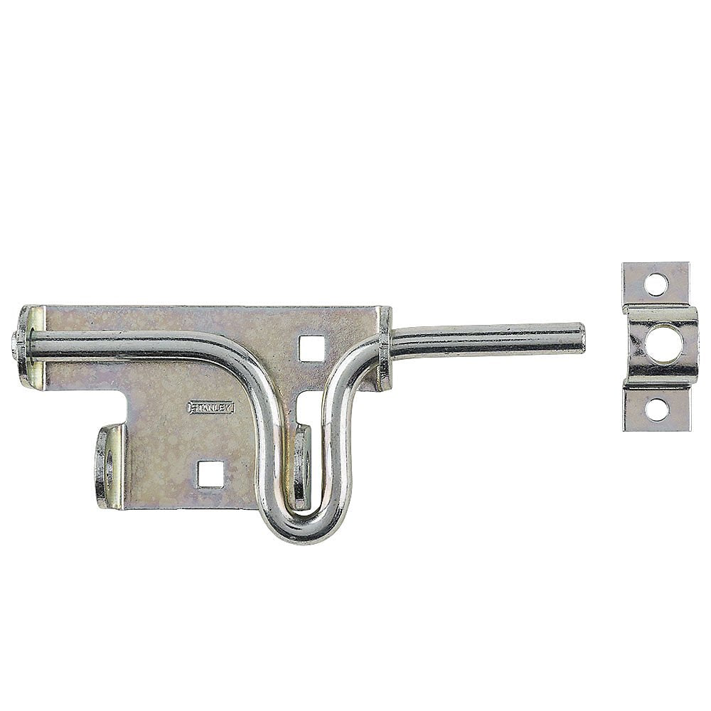 WeatherGuard Zinc-Plated Steel Sliding Bolt Door & Gate Latch by National Hardware N109-028 - WildKart