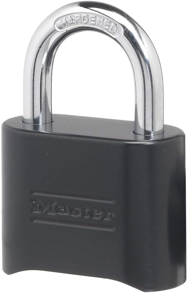 Weatherproof Master Lock Combination Lock - Set Your Own Code for Indoor and Outdoor Use