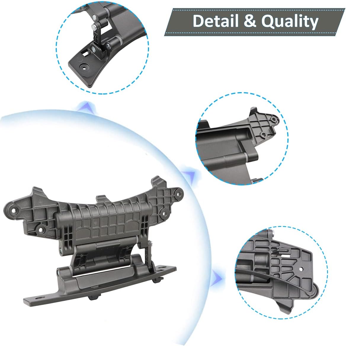 Whirlpool Duet Washer Door Hinge Replacement Compatible with Kenmore Elite and Maytag 3000 - Soobool OEM Part WP8183202