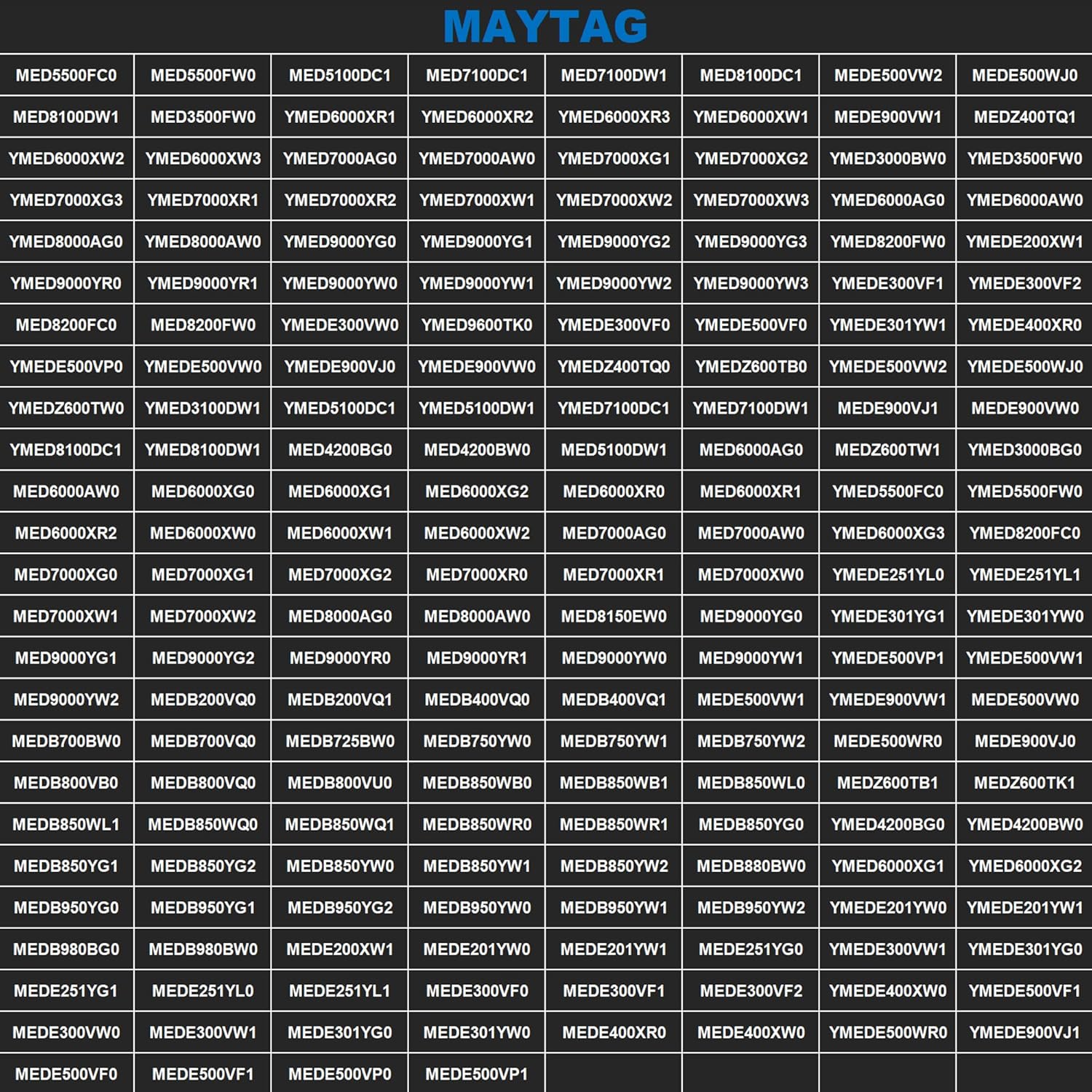 Whirlpool Maytag Dryer Heating Element with Thermal Cut Off Kit and High Limit Thermostat