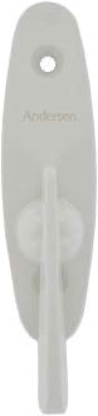 White Andersen¨ Tribeca Style Gliding Door Thumb Latch - Easy to Install and Use