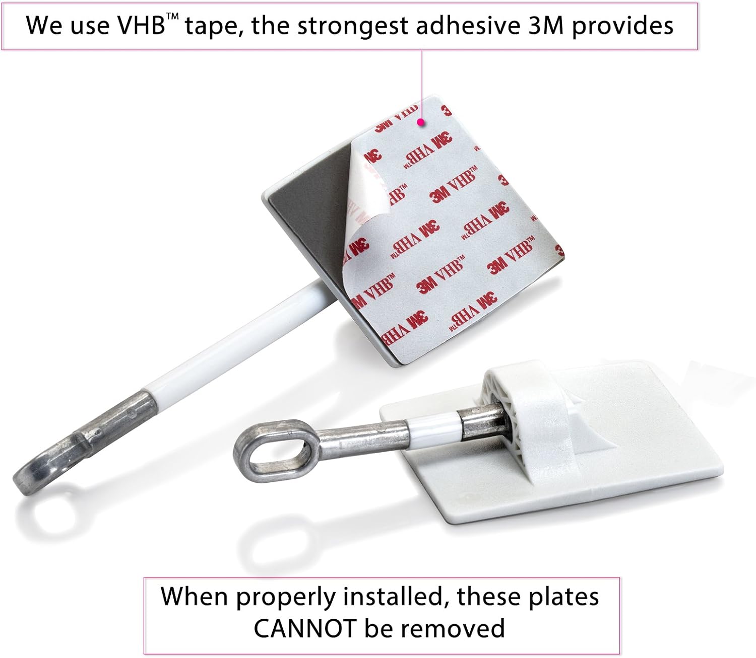 White Guardianite Refrigerator Lock - No Padlock Included - Secure Your Fridge