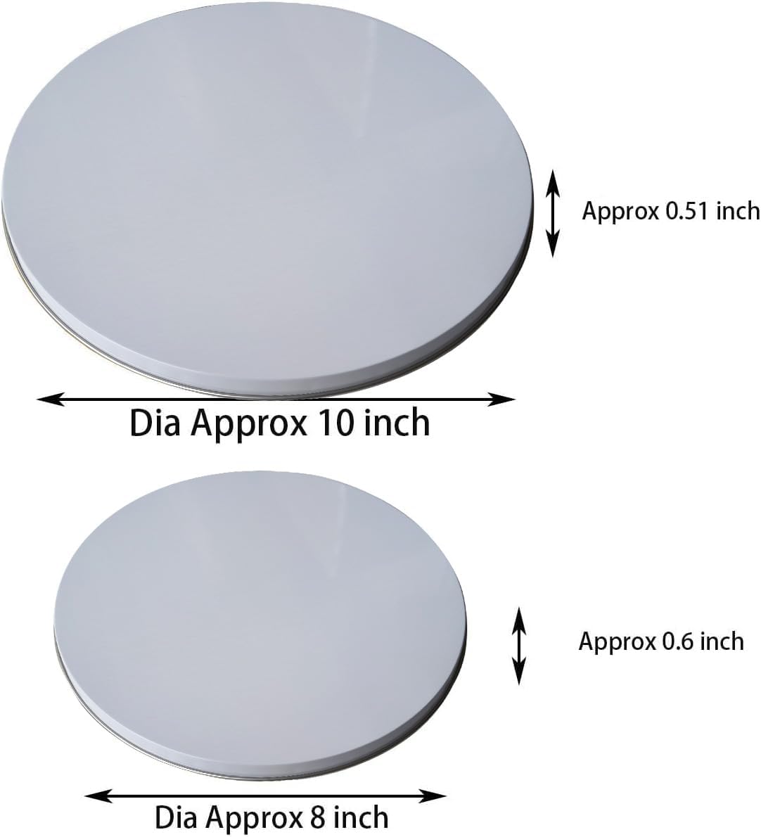 White Kerixi Electric Stove Burner Covers for Expanding Counter Space - Range Top Stovetop Decor