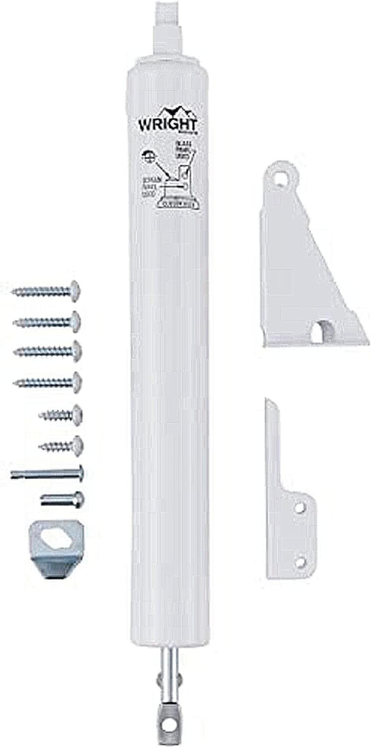White Light Duty Pneumatic Screen & Storm Door Closer by Wright Products (V820AWH)