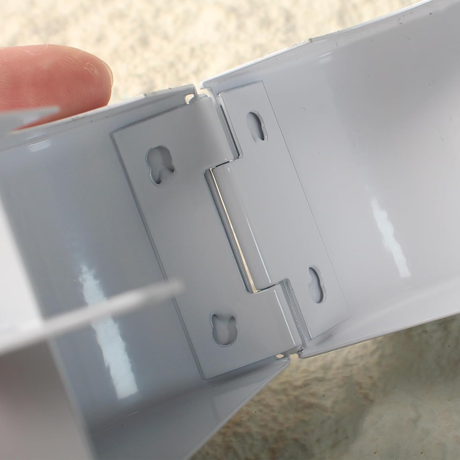 White Temporary Door Handle Lockout Device - Prevent Entry Without Padlock, Faucet Safety Cover, Door Knob Lock Cover - Keyhole Protection