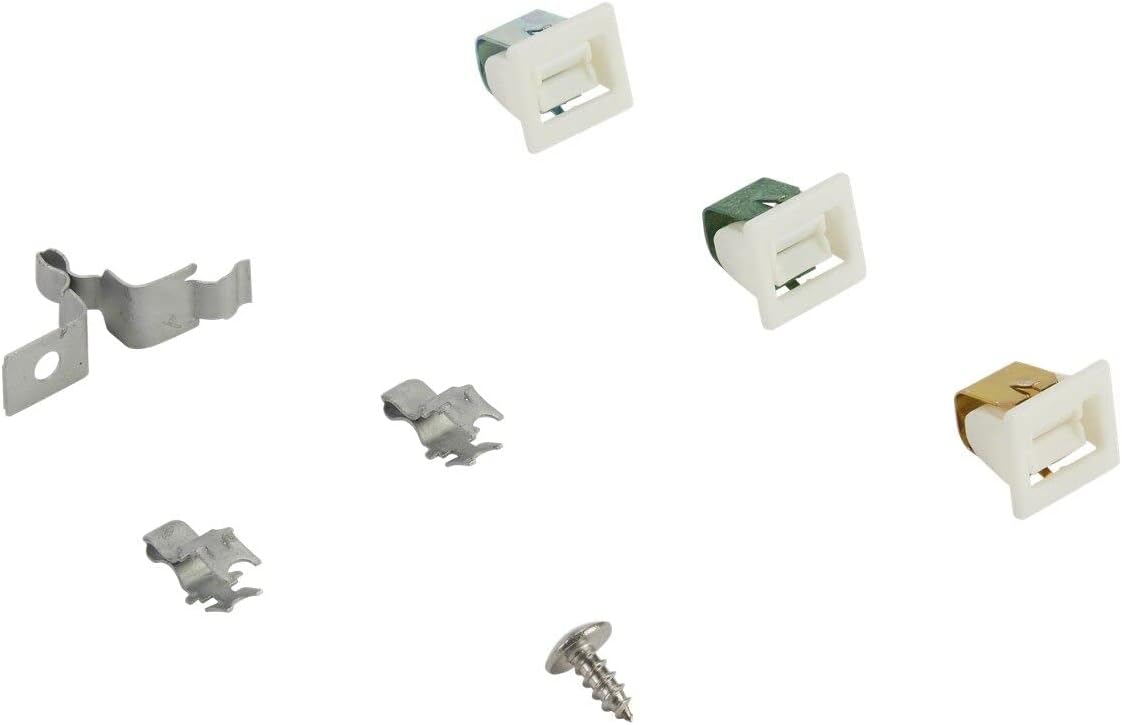 White Whirlpool 279570 Door Latch Kit for Dryer - Durable and Easy-to-Install