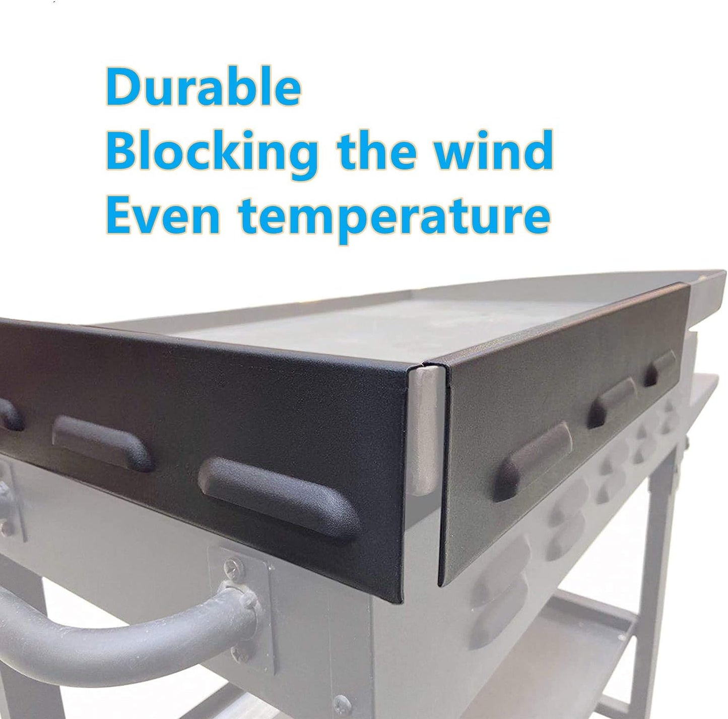 Wind Screen for Blackstone 28" Griddle and Other Griddles - BBQ-PLUS 5016 Compatible Wind Guards