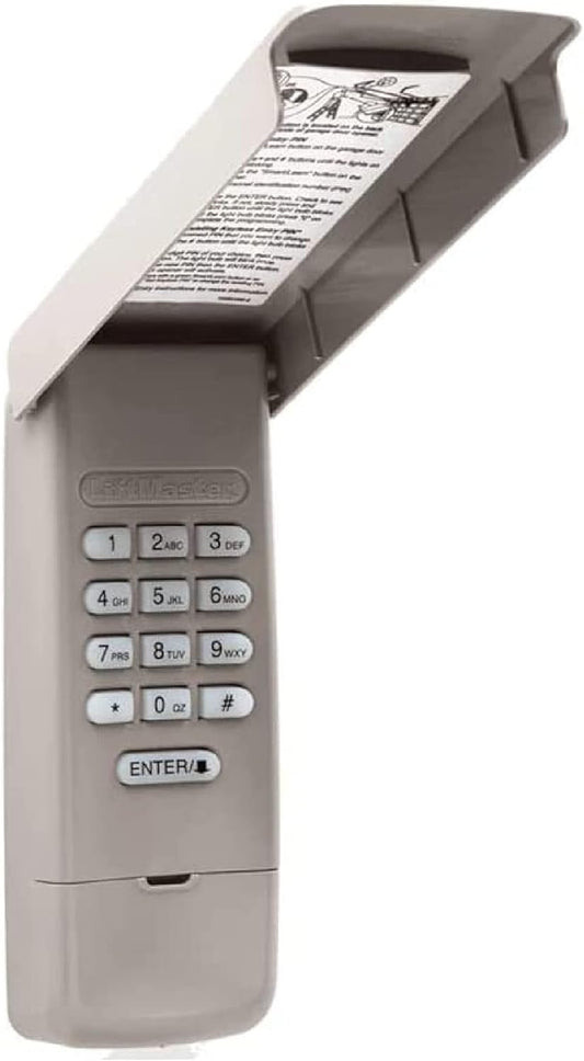 Wireless and Keyless Entry System for Easy Access - LiftMaster 878MAX Garage Door Keypad