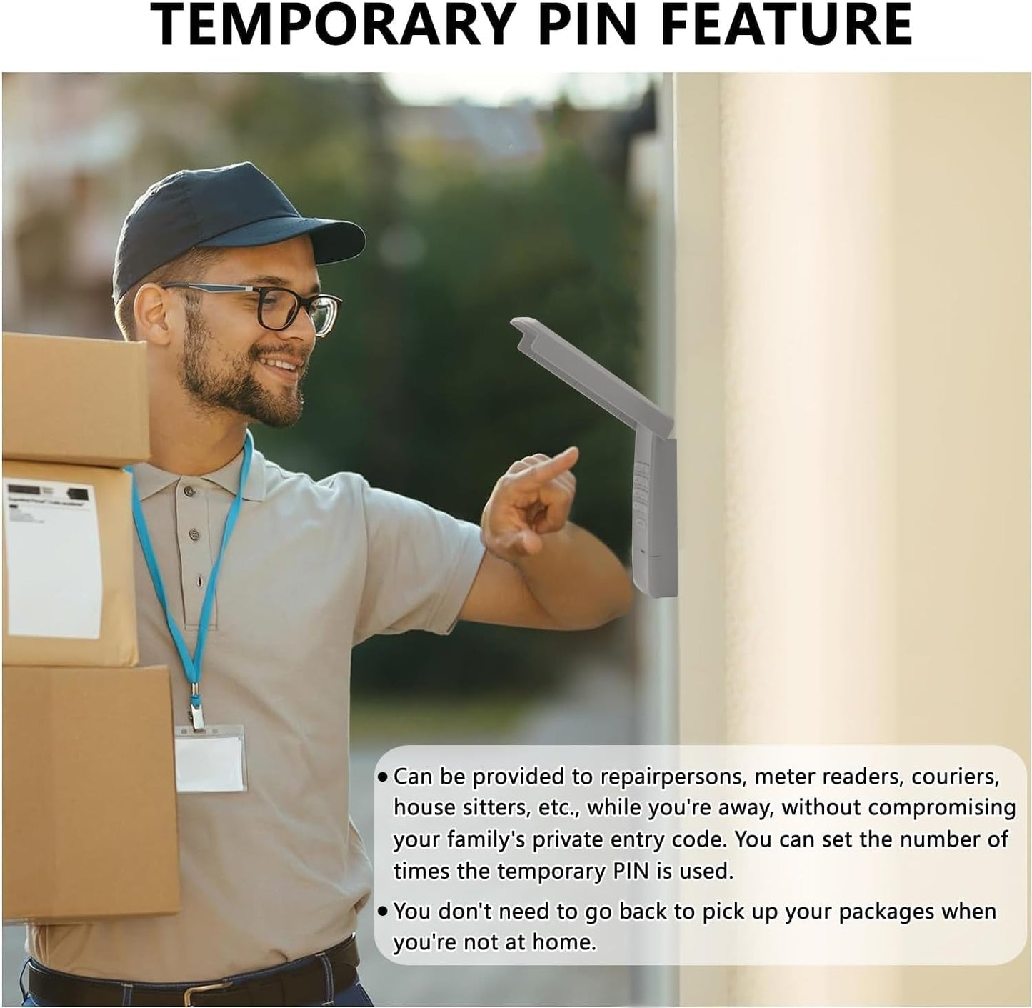 Wireless Keypad for LiftMaster 877MAX Garage Door Opener - Keyless Entry for Chamberlain/Craftsman Openers with Color-Coded Buttons