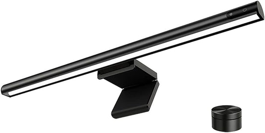 Wireless Remote Control Monitor Light Bar with Dimming - USB Powered for Home and Office