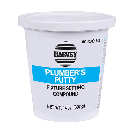 WM Harvey 043010 Stainless Plumbers Putty - 14 oz Size for Sealing Plumbing Fixtures