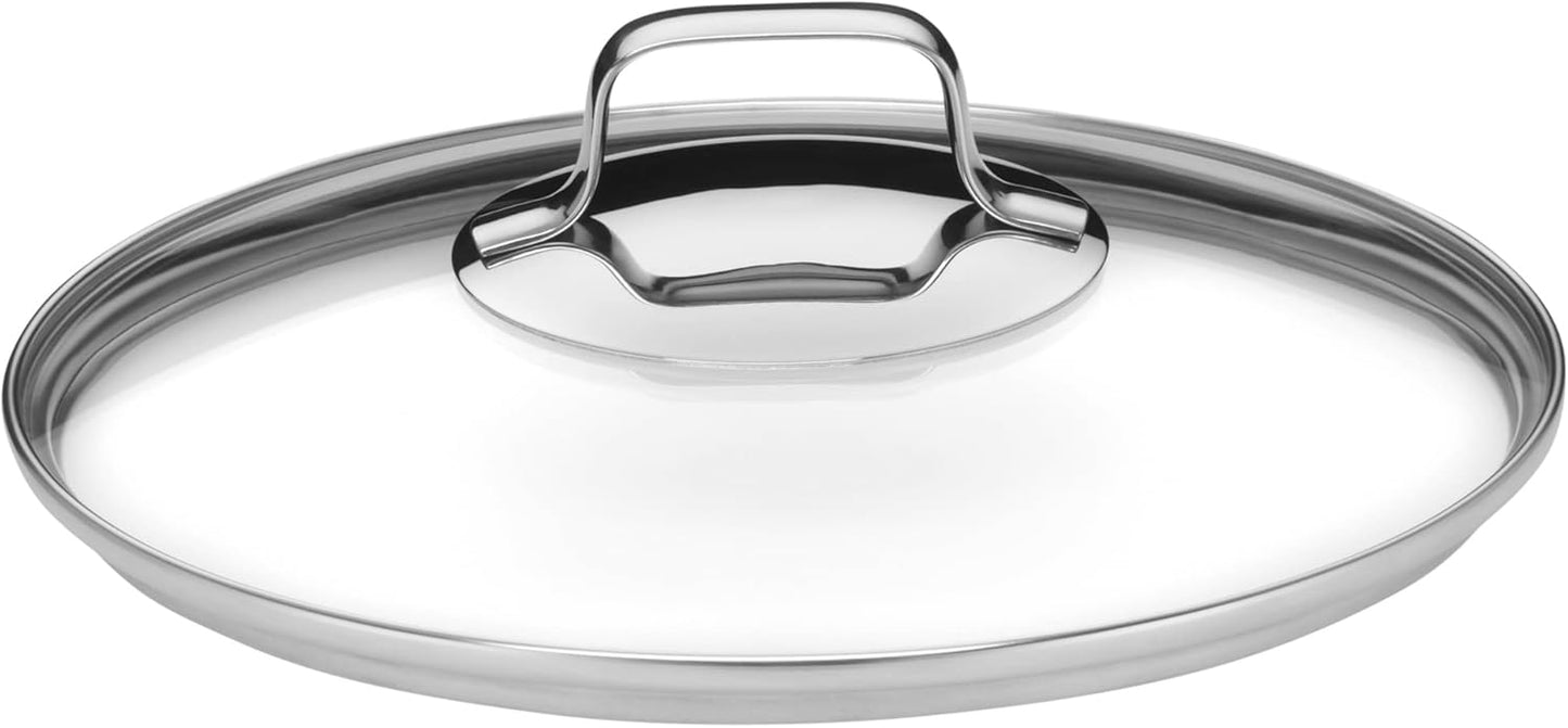 WMF Belmonte 20 cm Small Cooking Pot with Glass Lid - 2.5 L Pasta Pot for Induction Cooktops - Polished Cromargan Stainless Steel