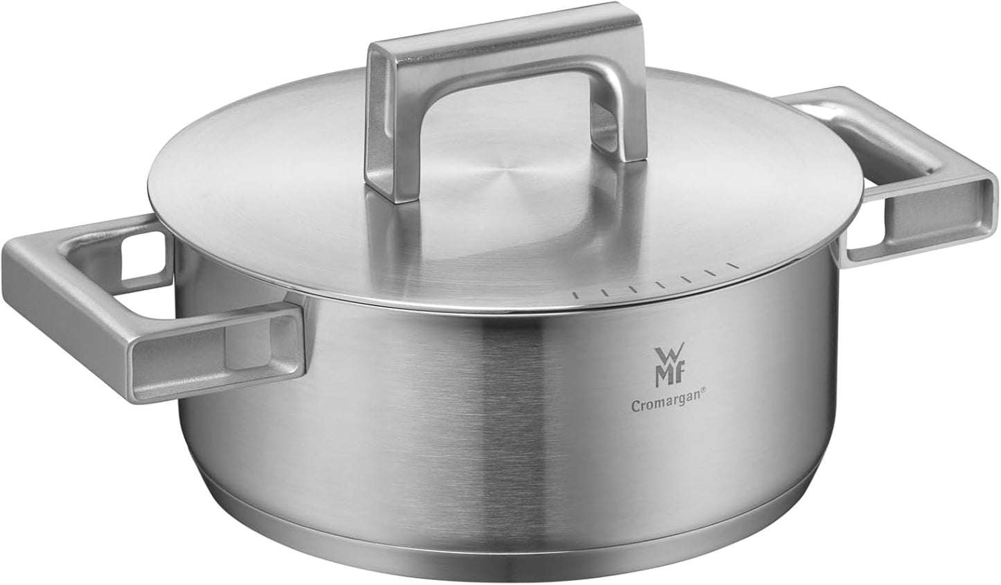 WMF Ultimate Cool 5-Piece Induction Saucepan Set - Stainless Steel, Uncoated, Dishwasher Safe